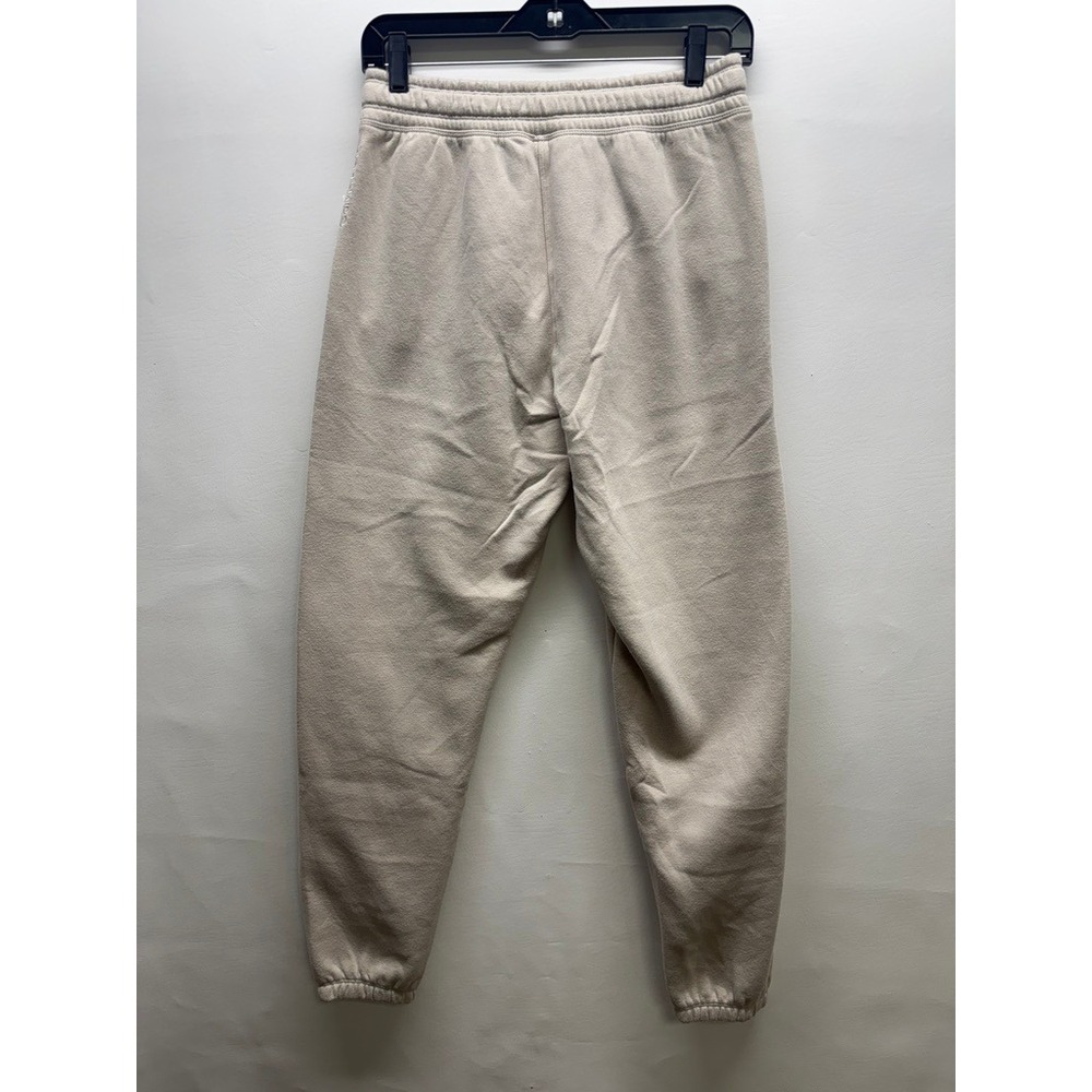 Calvin Klein Performance Joggers Women XS Beige Fleece Elastic Cinch Cuff - Picture 9 of 10